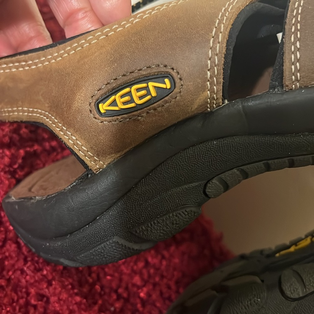 KEEN Leather Newport Shoes Water Hiking Sandals Outdoor Shoes brown Size… - Picture 12 of 17
